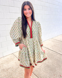 On The Move Ecru Dress