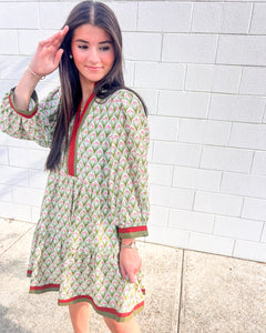 On The Move Ecru Dress