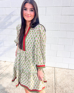 On The Move Ecru Dress