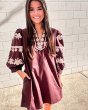 Load image into Gallery viewer, Because Of You Burgundy Dress