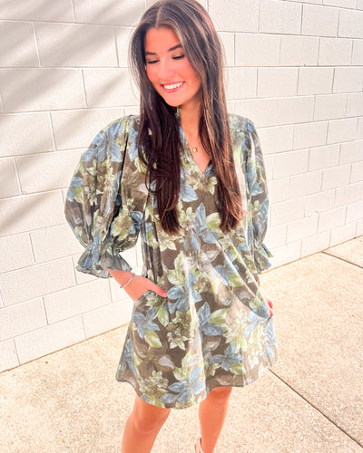 Knew Nothing Green Dress