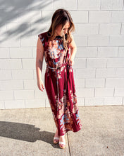 Load image into Gallery viewer, Dreaming Of Fall Burgundy Dress