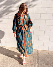 Load image into Gallery viewer, Moonlit Garden Green Dress