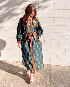 Moonlit Garden Green Dress