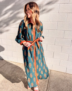 Moonlit Garden Green Dress