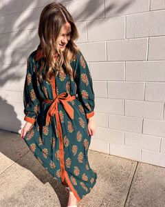 Moonlit Garden Green Dress