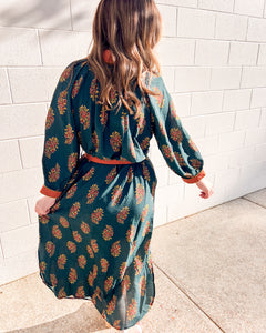 Moonlit Garden Green Dress