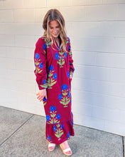 Load image into Gallery viewer, Feel For The Next Burgundy Dress