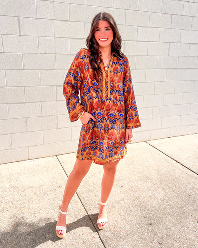 Gone Again Toffee Dress