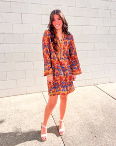 Gone Again Toffee Dress