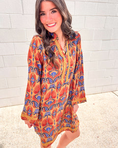 Gone Again Toffee Dress