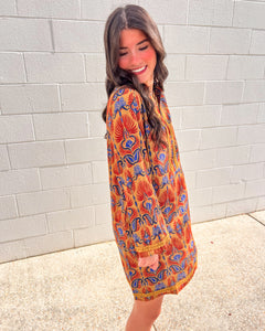 Gone Again Toffee Dress