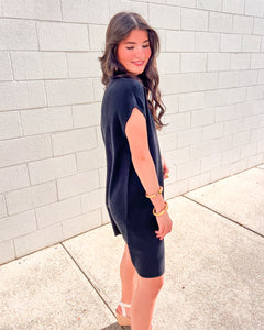 Into The Night Black Dress