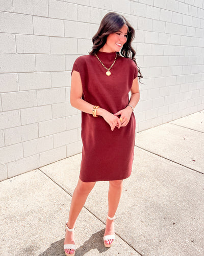 Into The Night Brown Dress