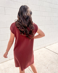 Into The Night Brown Dress