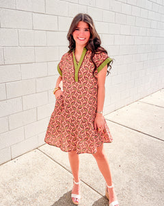 Erase Your Memory Orange Dress