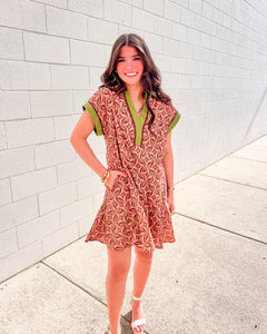 Erase Your Memory Orange Dress