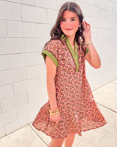 Erase Your Memory Orange Dress