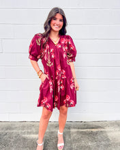 Load image into Gallery viewer, Add To The Wishlist Burgundy Dress