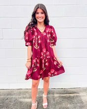 Load image into Gallery viewer, Add To The Wishlist Burgundy Dress