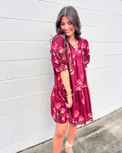 Load image into Gallery viewer, Add To The Wishlist Burgundy Dress