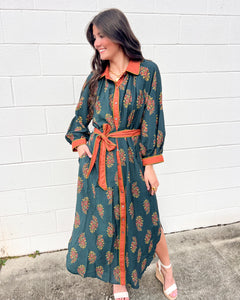 Moonlit Garden Green Dress