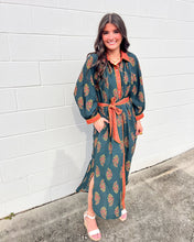 Load image into Gallery viewer, Moonlit Garden Green Dress
