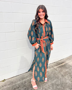 Moonlit Garden Green Dress