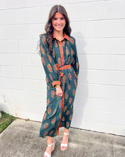 Load image into Gallery viewer, Moonlit Garden Green Dress