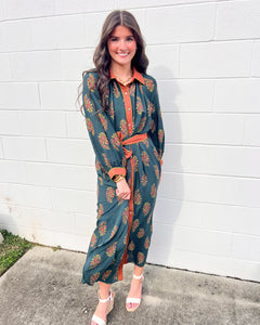 Moonlit Garden Green Dress