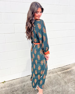 Moonlit Garden Green Dress