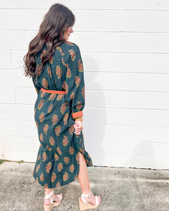 Moonlit Garden Green Dress