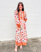Load image into Gallery viewer, Lay Low Ivory Floral Dress