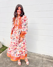 Load image into Gallery viewer, Lay Low Ivory Floral Dress