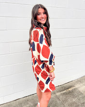 Load image into Gallery viewer, Down To The Last Ecru &amp; Rust Dress