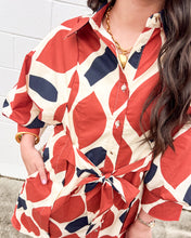 Load image into Gallery viewer, Down To The Last Ecru &amp; Rust Dress