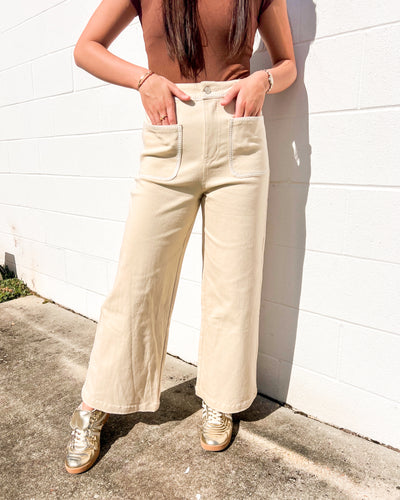 Fall Celebrations Ecru Pants