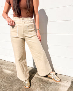 Fall Celebrations Ecru Pants
