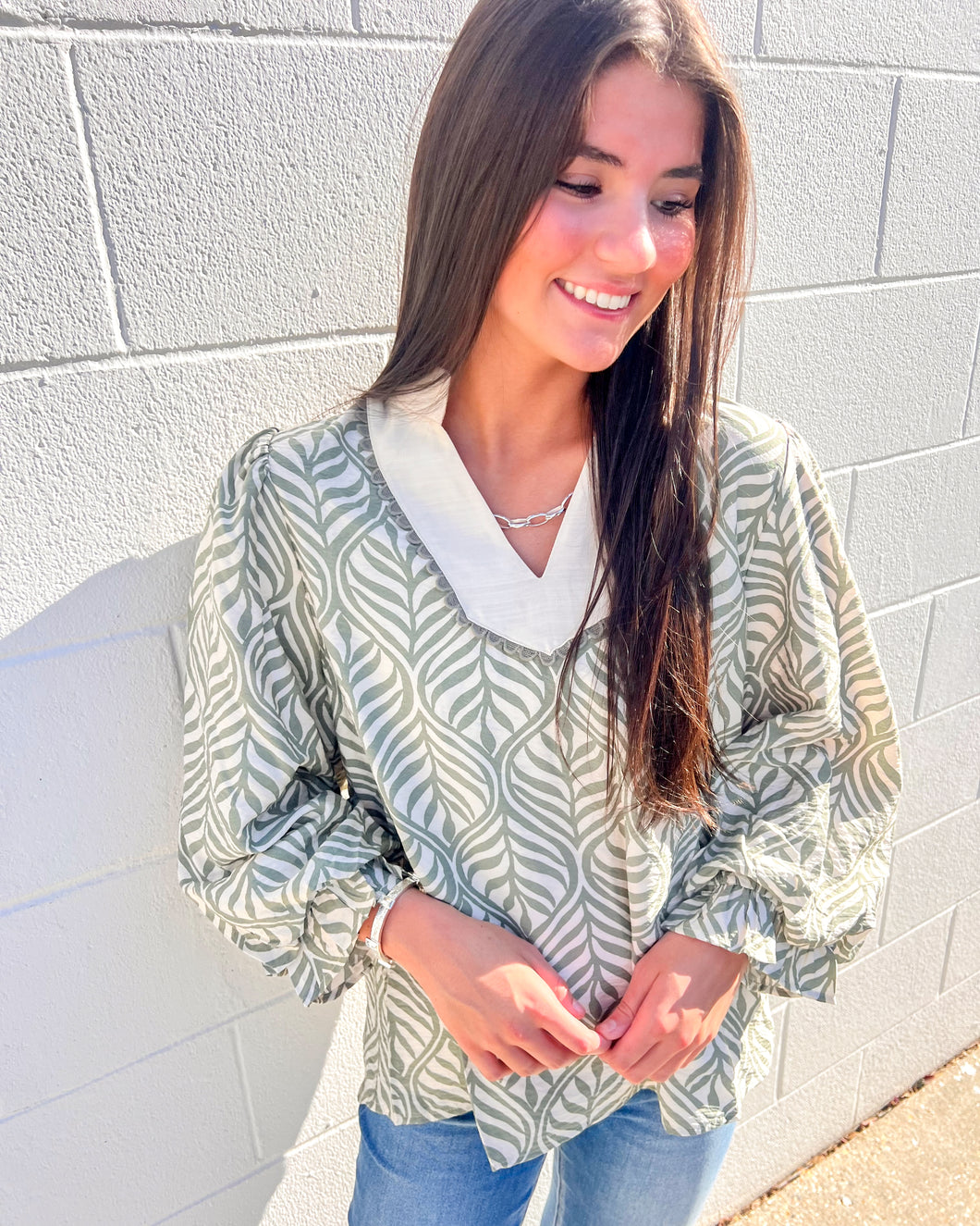 Anyone Like You Sage Top