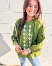 Load image into Gallery viewer, Give Yourself Credit Olive Top