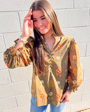 Load image into Gallery viewer, Spread The Word Olive Top