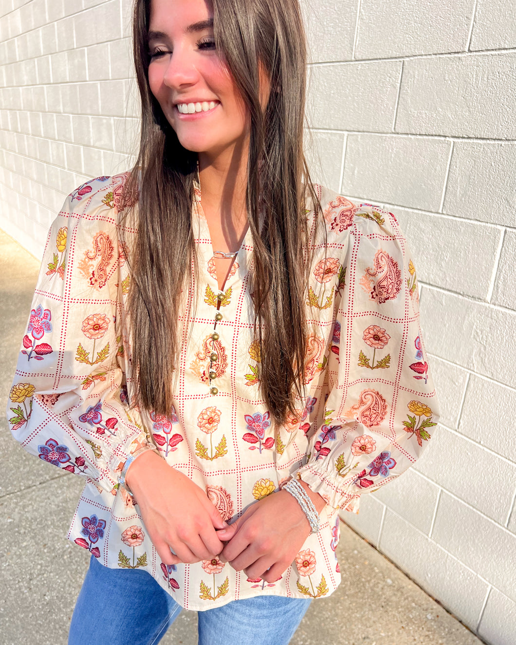 Spread The Word Ecru Top