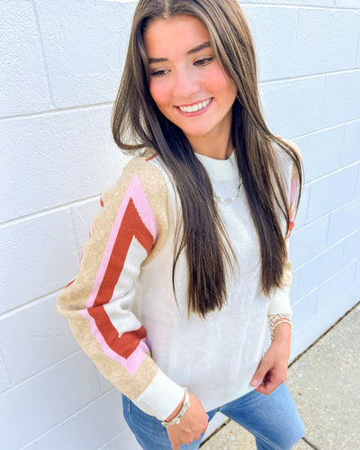 THML Genuinely The Best Cream Sweater