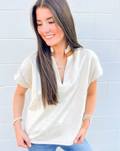 Load image into Gallery viewer, THML Take What’s Given Cream Top