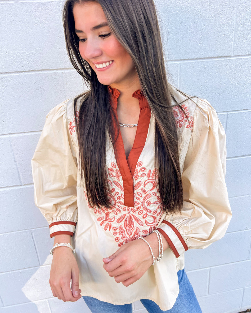 Can’t Complain Ecru Top