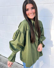 Load image into Gallery viewer, Head My Way Olive Top