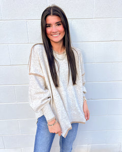 Know You Look Good Cream Sweater