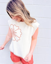 Load image into Gallery viewer, Remember Me Well Light Taupe Flower Top