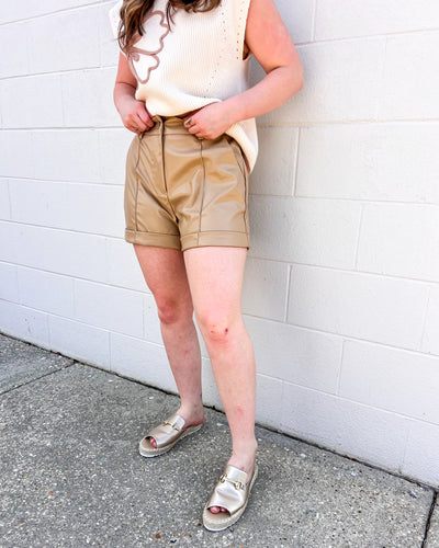 Join The Club Taupe Shorts