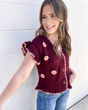 Load image into Gallery viewer, Remember The Night Burgundy Top